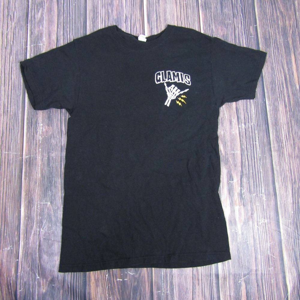 Glamis Sand Dunes‎ Shirt Womens Small Black So Many Dunes Graphic Skeleton Tee